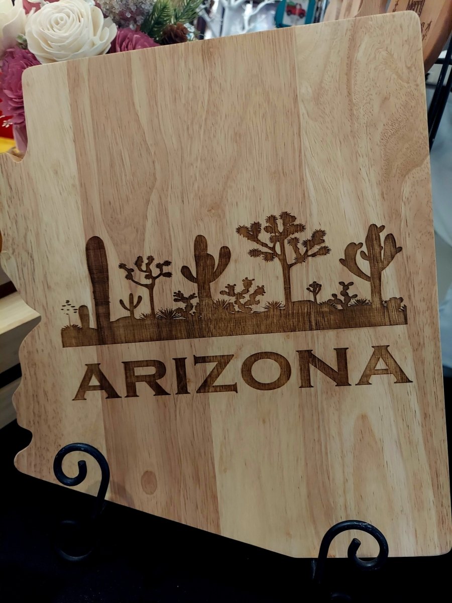 Arizona theme cutting board